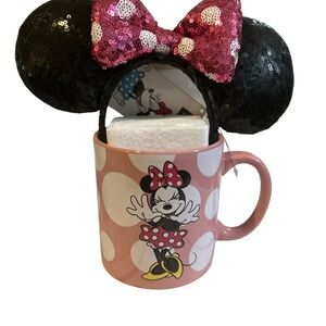 Minnie Mouse Mug and Ears Set